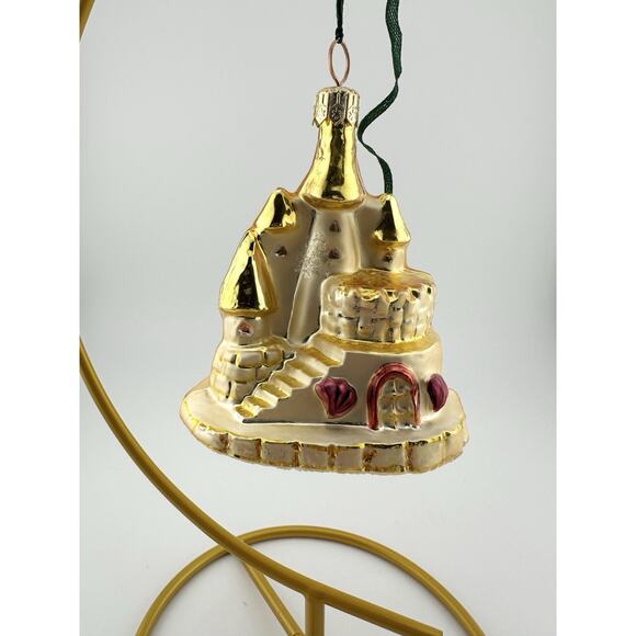 Christopher Radko "Castles in the Sand" Hand Blown Glass Ornament 1999 3.5" - Picture 1 of 9
